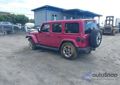 2021 Jeep Wrangler Unlimited Sahara 4X4 from USA, damaged, VIN 1C4HJXEG1MW853850
